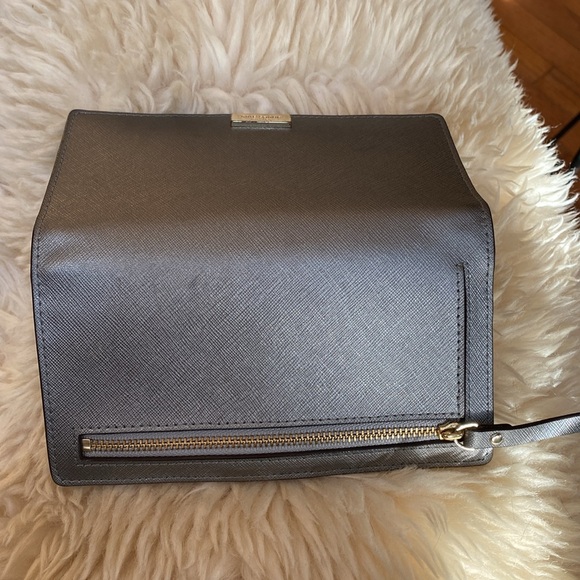 Kate Spade silver metallic wallet ￼ - Picture 2 of 4